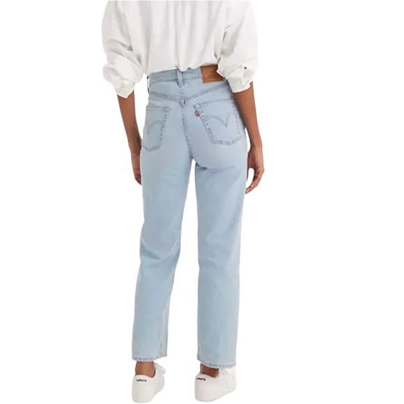 Levi’s Premium ribcage straight super high rise ankle jeans button fly size 25 - Picture 3 of 16